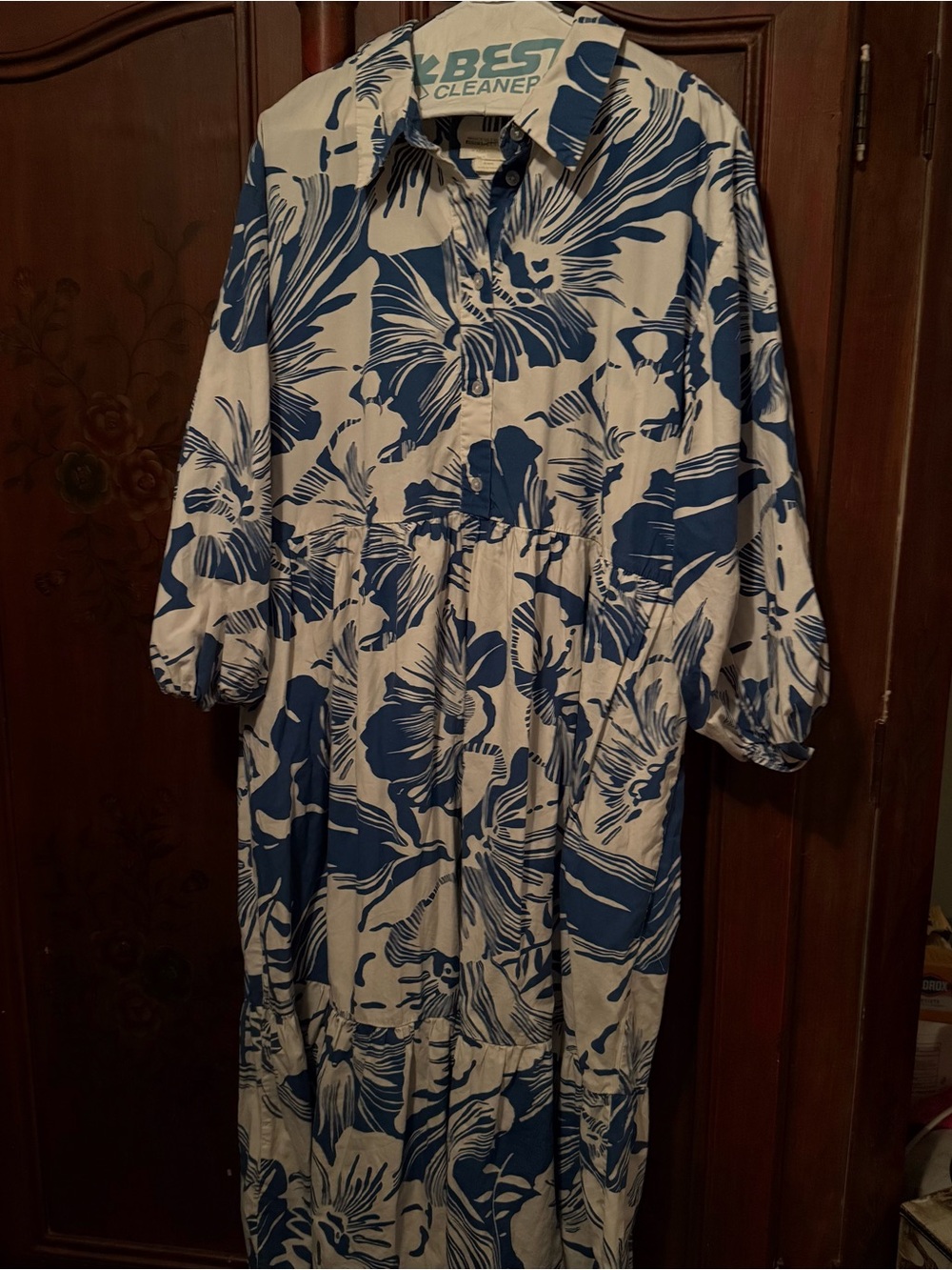 Anthropologie Maeve Bettina Floral Shirt Dress - Picture 4 of 6
